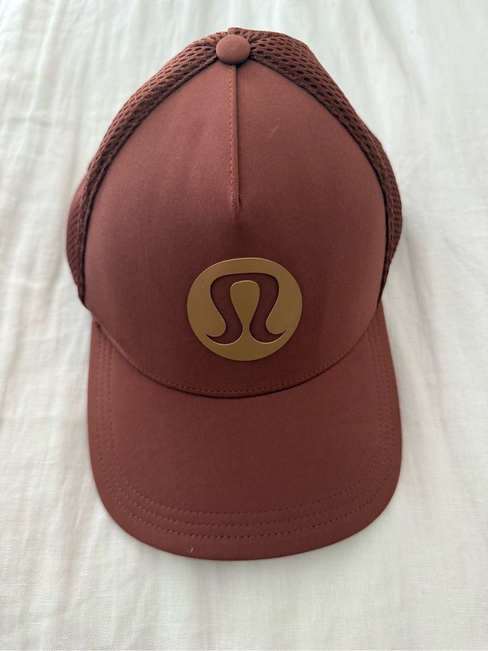 lululemon rust brown adjustable cap unisex